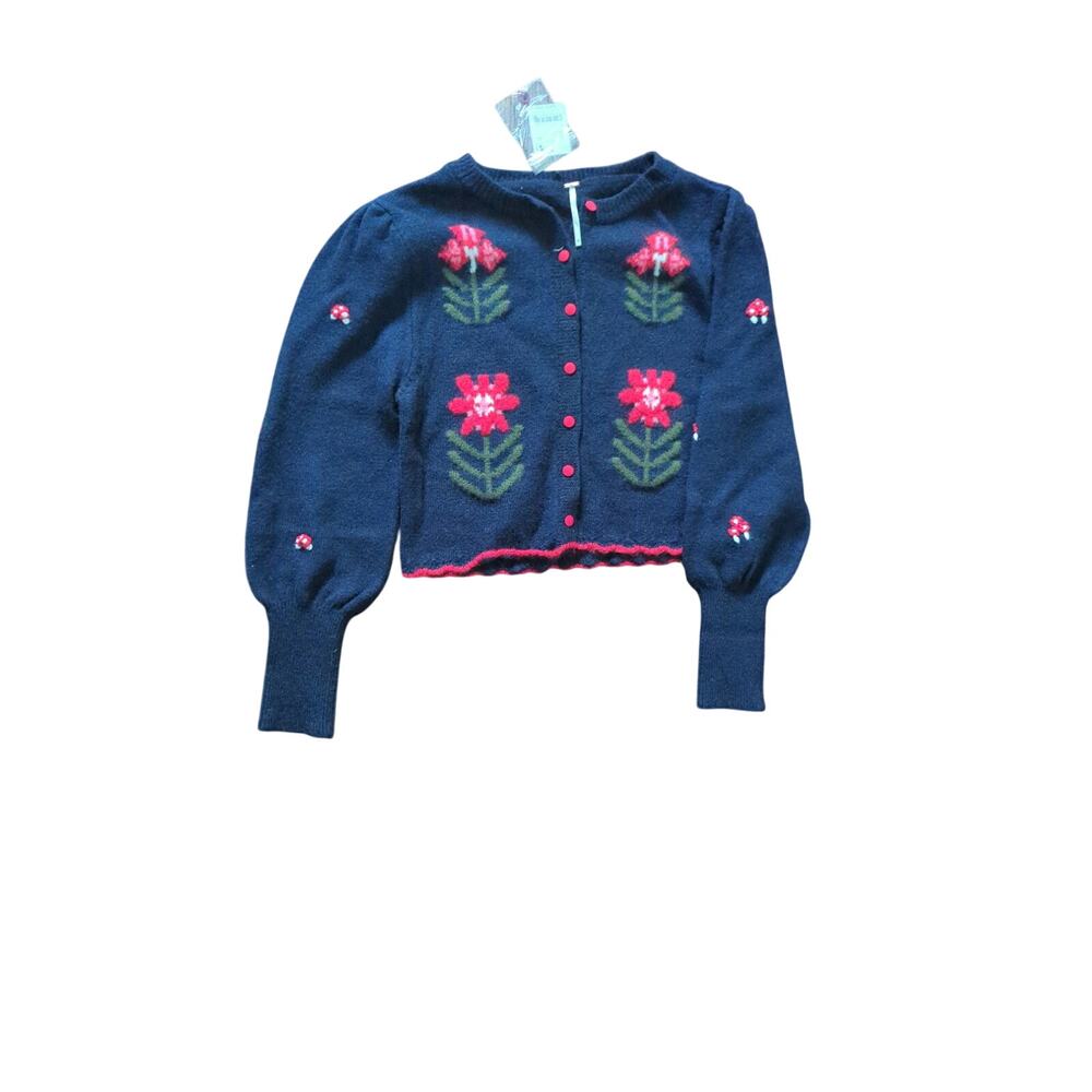 Free People Nonna Knit Cardigan Sweater NWT - Picture 4 of 6
